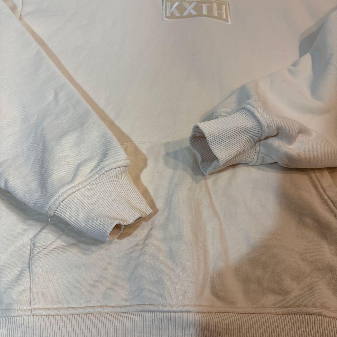 KITH パーカー S クリーム色