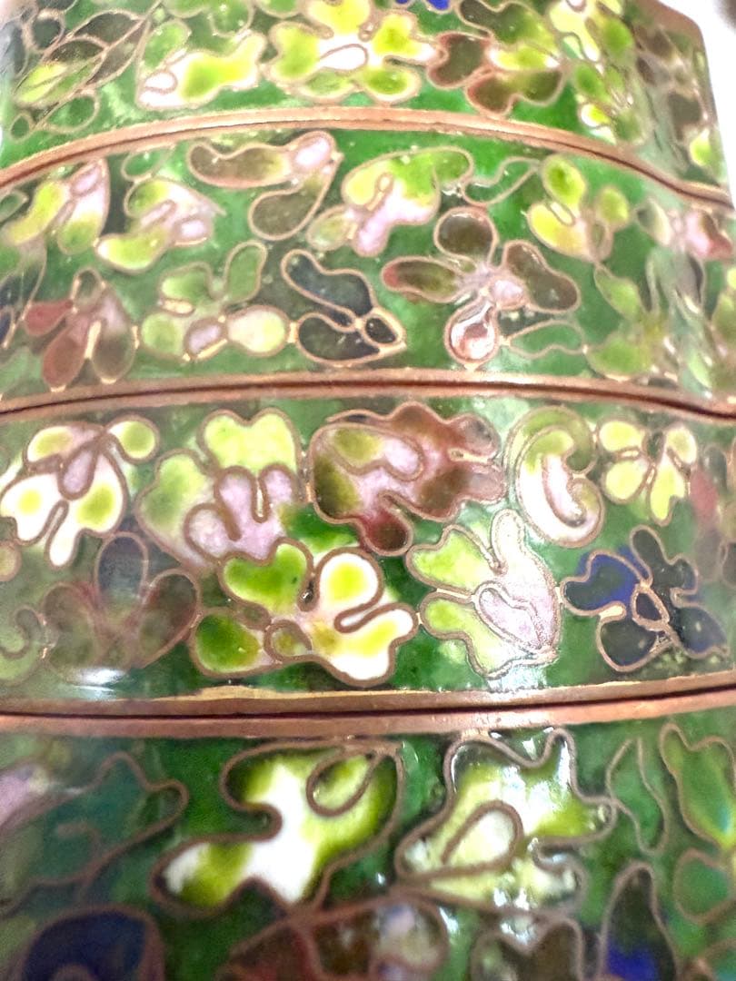 七宝焼　印籠　根付