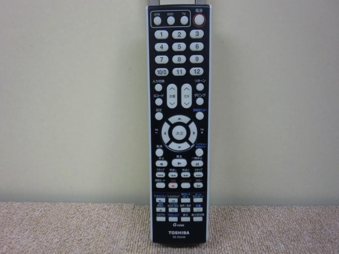 【中古品】東芝 『VHS一体型DVDレコーダ』D-VR5 ※アナログ機