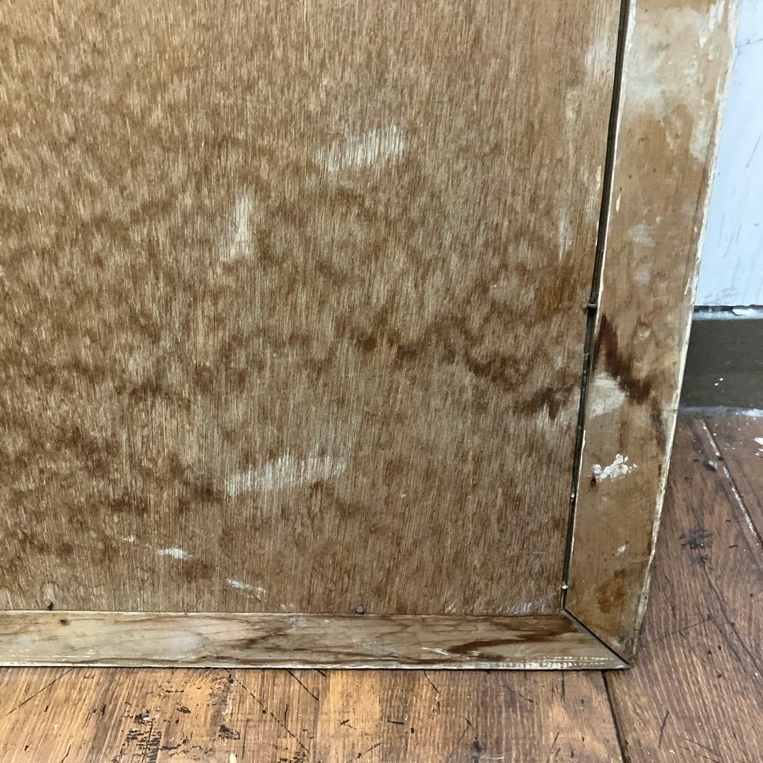 昭和レトロ ハッピーミシン 絵画 人物画 写真 ポスター 女の子 額装 額入り