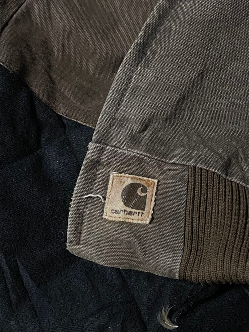 00's■carhartt【XL】サンタフェジャケット フェード ブラウン