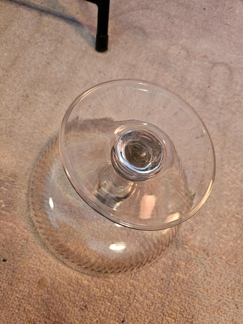 ウランガラス 大正辺りのコンポート皿