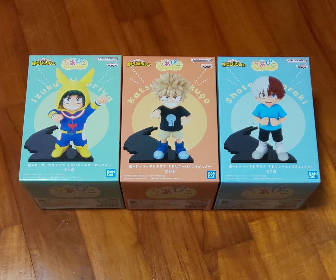 ★3種類セット★　みどりやいずく　ばくごうかつき　とどろきしょうと　ちあぴこ