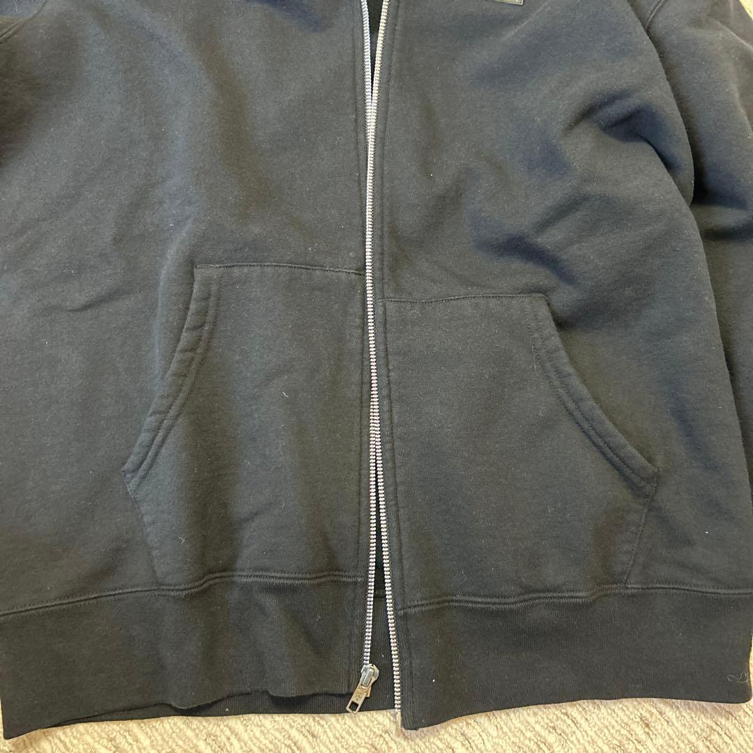 【人気定番】シュプリーム スモールボックスロゴ ジップパーカー 黒 カナダ製肉厚