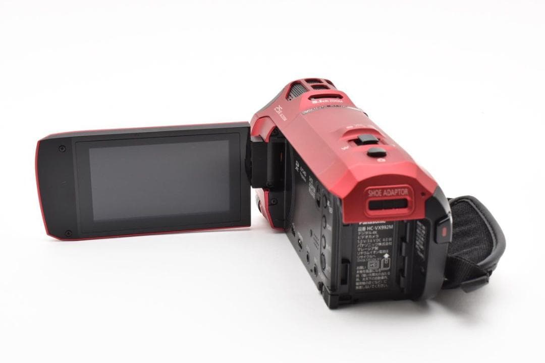動作品　パナソニック 4K ビデオカメラ HC-VX992M アーバンレッド