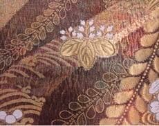 【辻が花】美品　辻ヶ花模様織出し袋帯