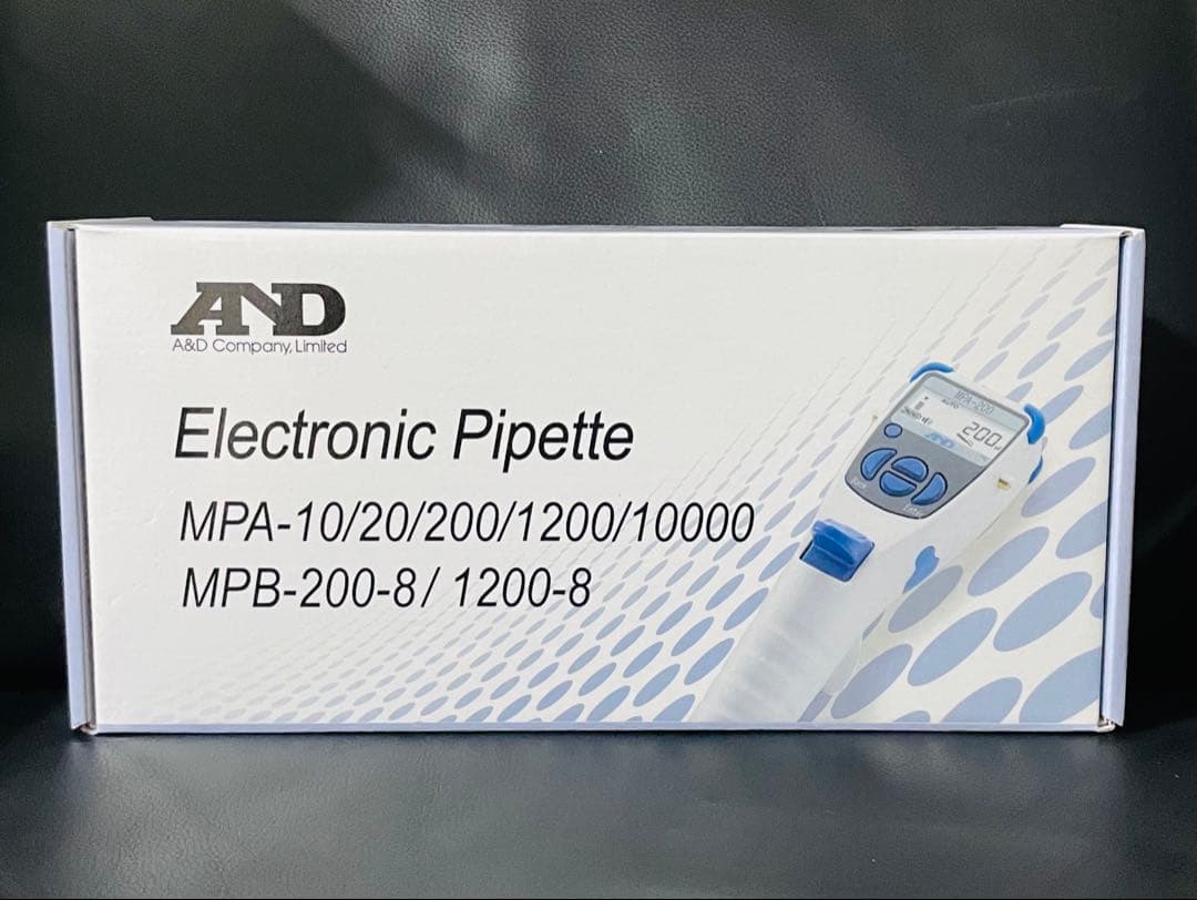 A&D 電動ピペット Electronic Pipette動作品 付属チップ付き