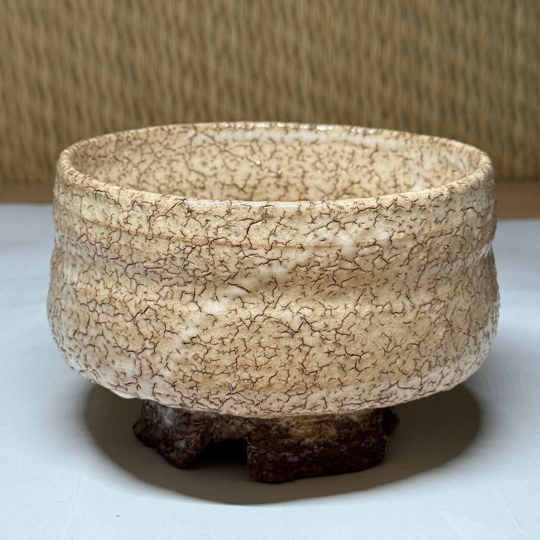 萩焼 原田隆峰 長沢窯 鬼萩 茶碗 抹茶碗 茶道具 共箱 #0828002