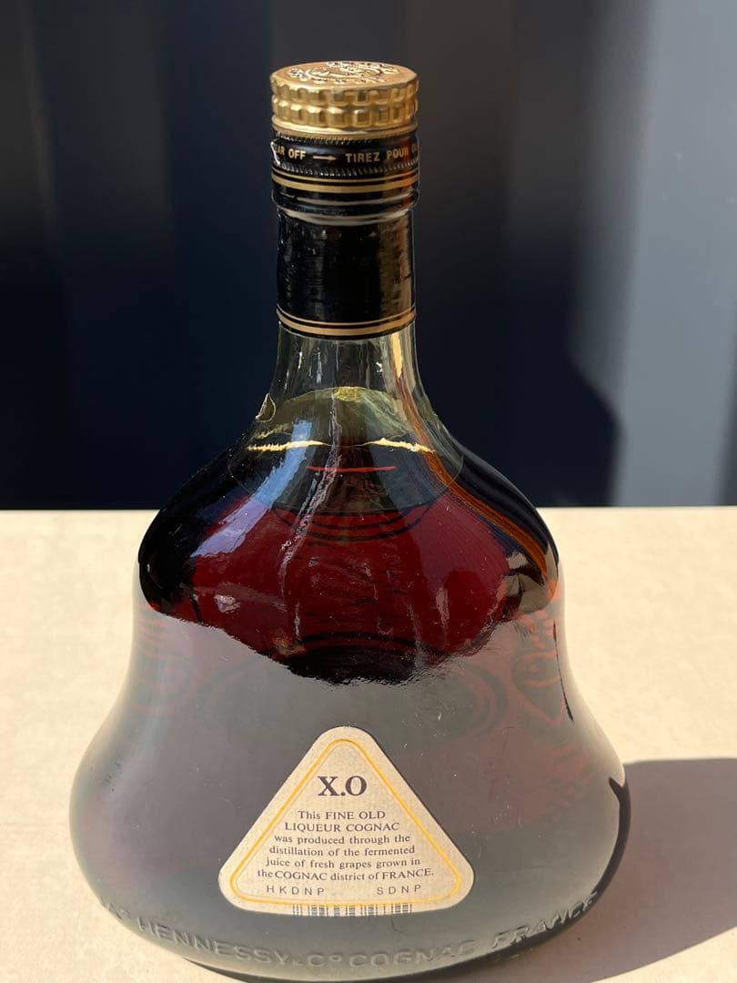 Hennessy X.O.ヘネシー コニャック 古酒 旧ボトル 金キャップ