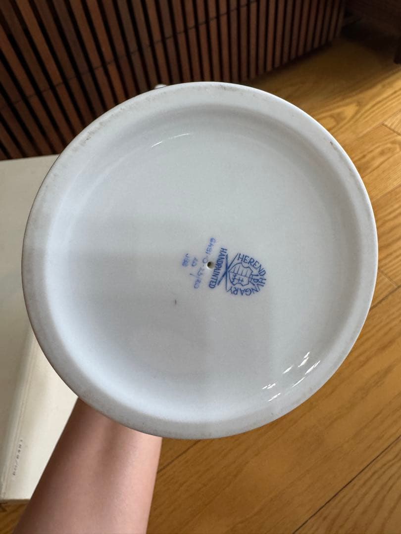 ヘレンド Herend 鳥の絵柄 陶器花瓶