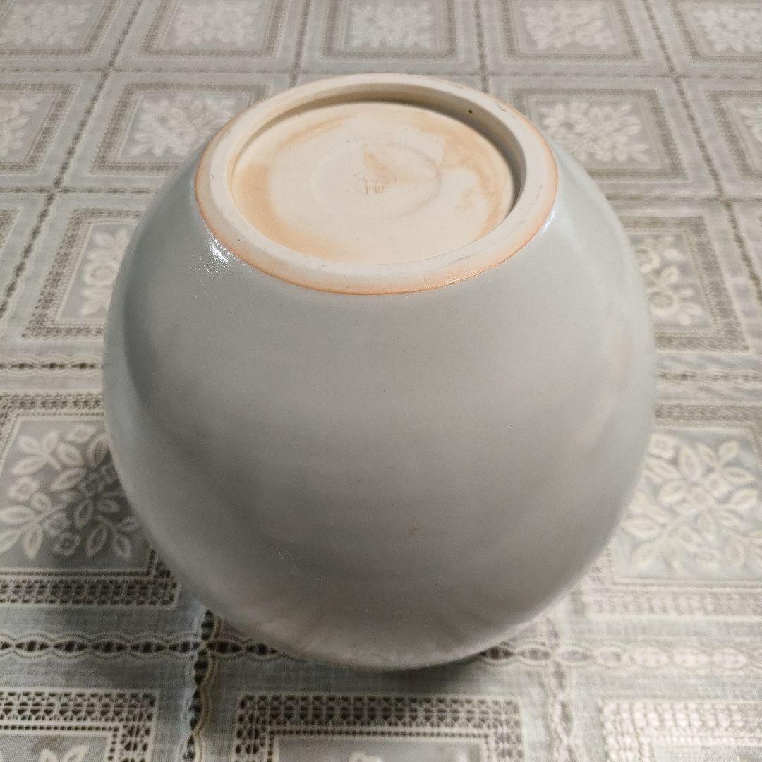 ★河合誓徳★ 「 釉裏紅瑞穂壷」 花瓶 日本芸術院会員、栞、ウコン布＆共箱付