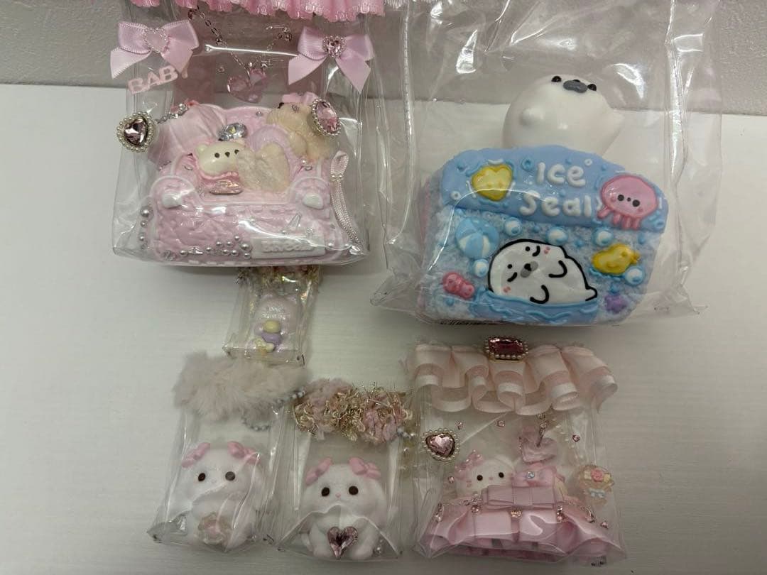 動物系 スクイーズ まとめ売りセット 子爪ちゃん