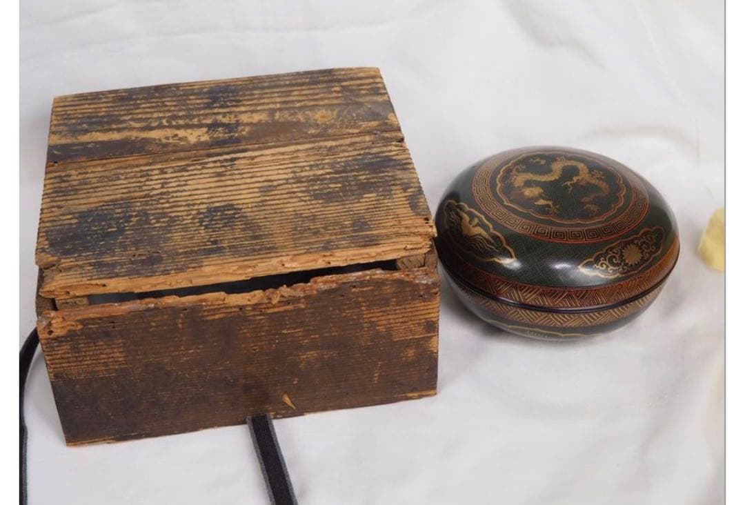 送料無料　　江戸期豊楽焼　食籠　箱付　本物保証　★大珍品★