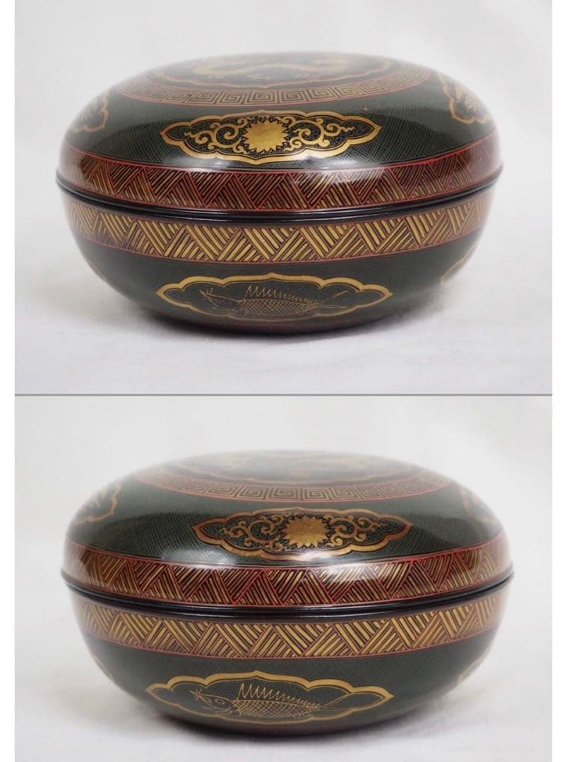 送料無料　　江戸期豊楽焼　食籠　箱付　本物保証　★大珍品★