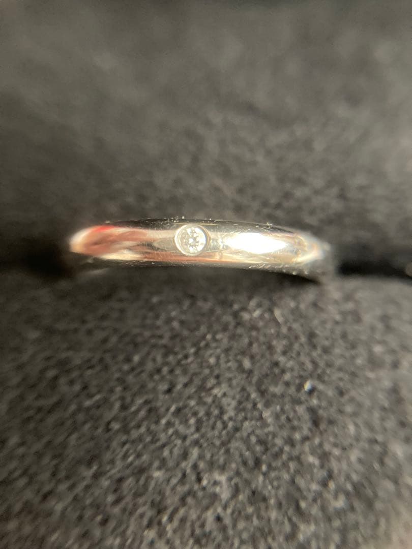 正規店購入 Cartier カルティエ プラチナダイヤリング 8号