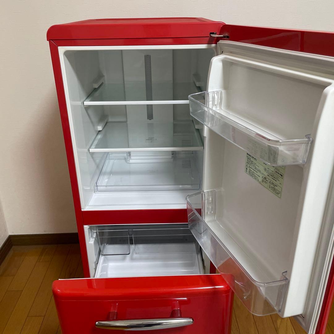 送料無料！レトロデザイン！eangle 2ドア 冷蔵庫