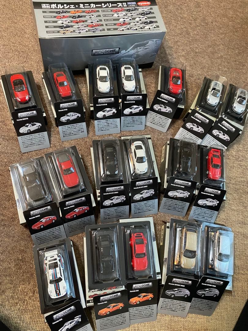 新品未使用京商【ポルシェ】ミニカーシリーズ2コレクションマニア外車海外車1/64