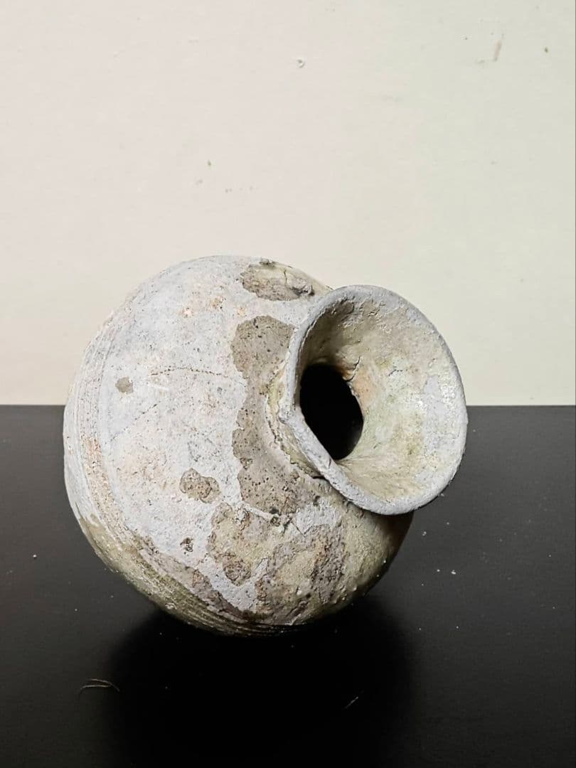 古瀬戸小壺　小瓶子　雀口　鎌倉時代　古美術　花呼ぶ器　稀少