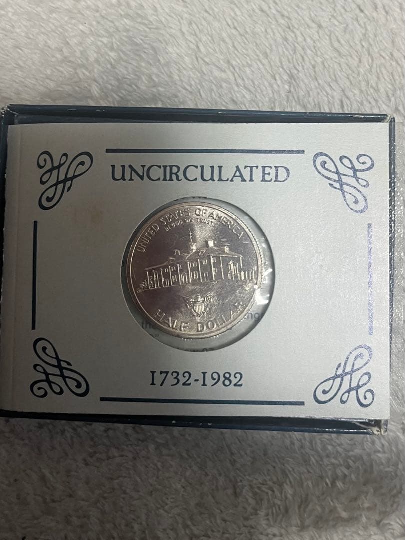 1982年-D ジョージワシントン記念 1/2ドル