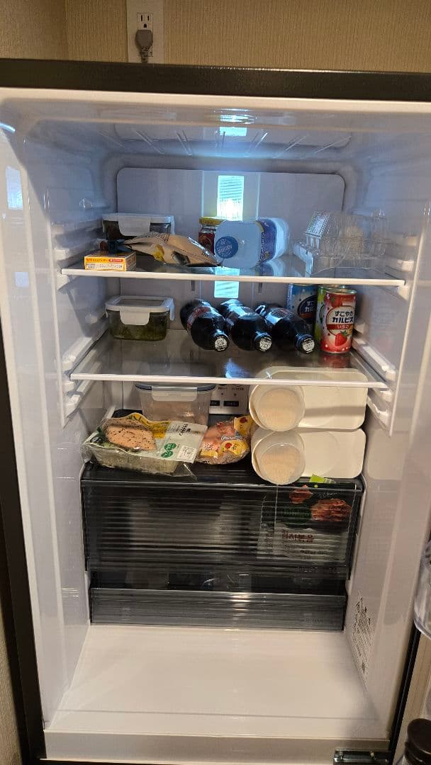 SHARP ブラック冷蔵庫 2ドア 310L