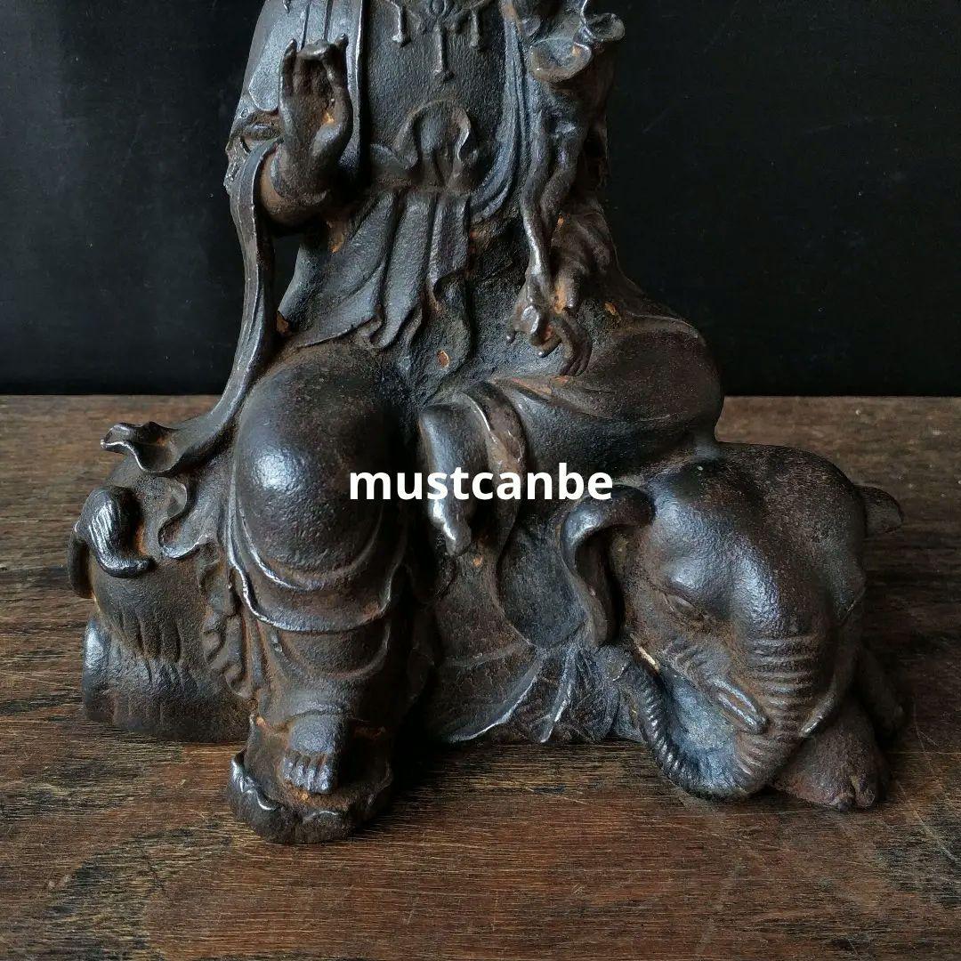 鉄器 鉄仏像 神像 鉄観音 普賢菩薩観音像 仏像 菩薩像 鎮宅 辟邪 招財 置物