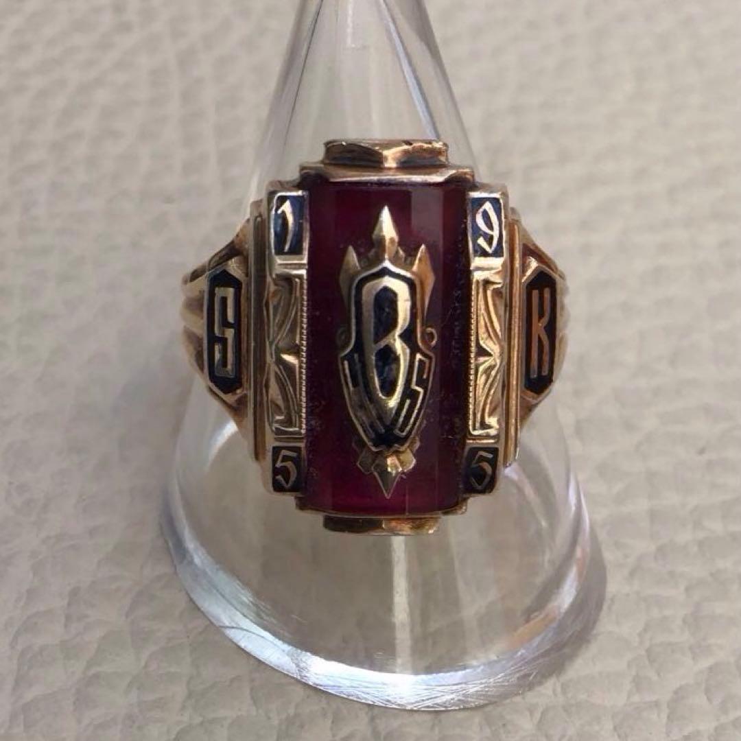 50s カレッジリング JOSTEN社 1955年 メンズ 10g