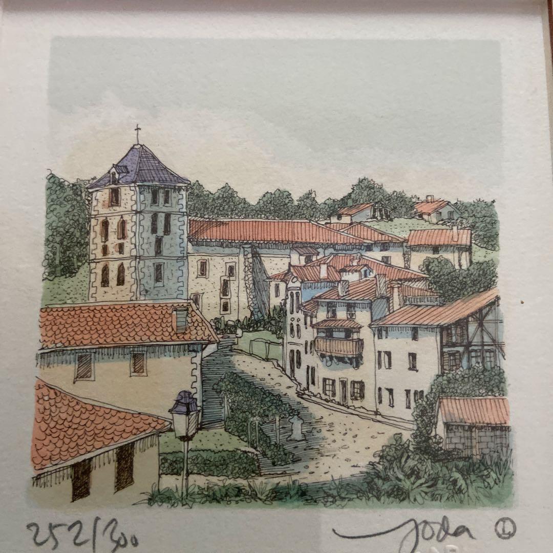 織田義郎　<バスクの教会> 252/300