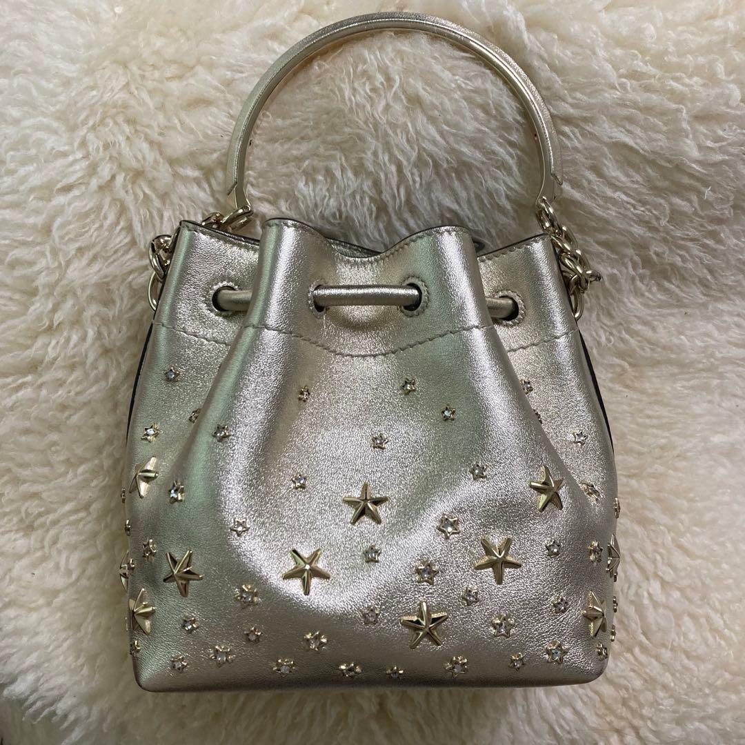 ゲリラセール美品✨JIMMY CHOO ジミーチュウ ボンボン ショルダーバッグ