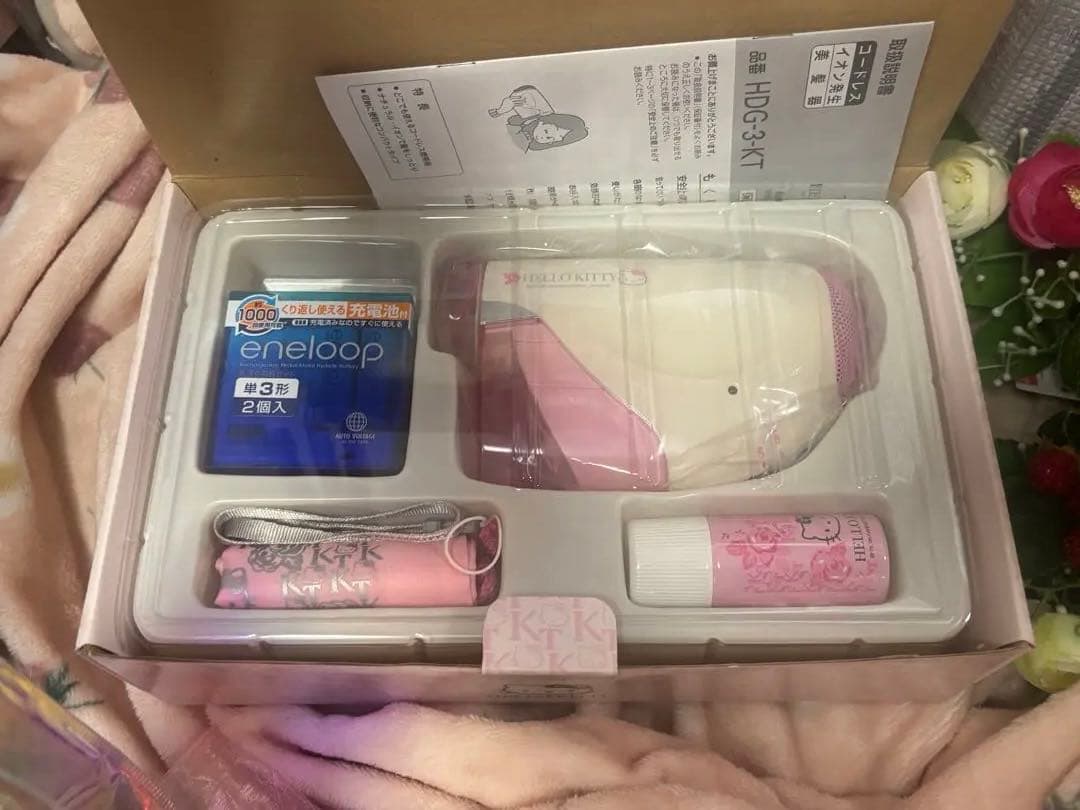 ハローキティ☆IONNEAT☆イオニート☆マイナスイオンドライヤー☆自宅保管品