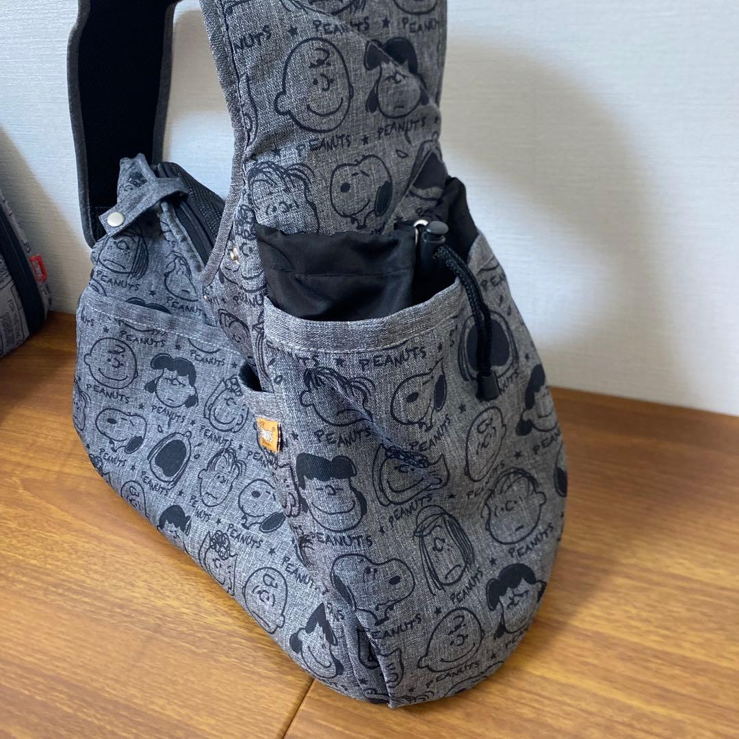 ペットパラダイス スヌーピー 小型犬用 折り畳みキャリーバッグ 犬用スリング