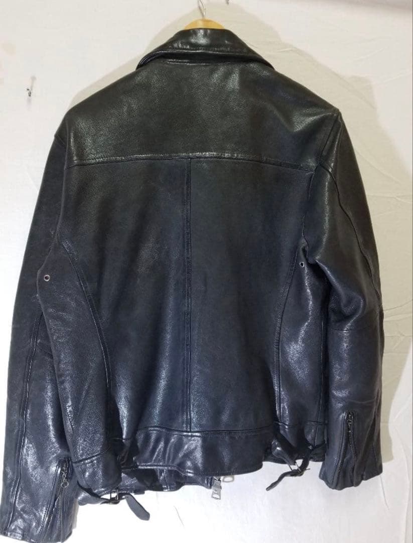 AVIREX アヴィレックス 本革 ダブルライダース 羊革 L ラムレザー