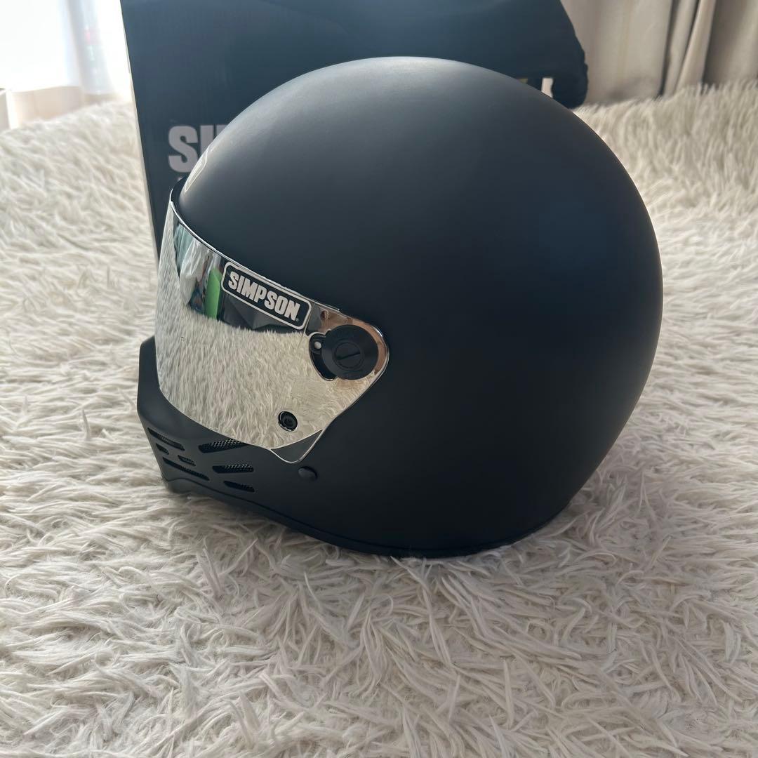 SIMPSON シンプソン ヘルメット 57cm ブラック M30 バイク用品