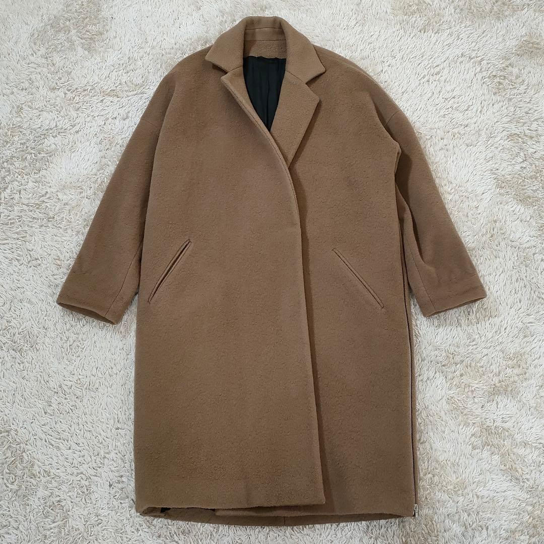 アパルトモン 32PARADIS サイドジップ オーバーサイズ チェスターコート