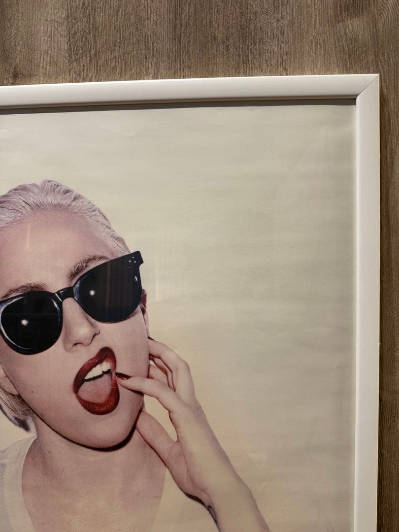 Supreme レディガガ　ポスター　フレーム付き　シュプリーム