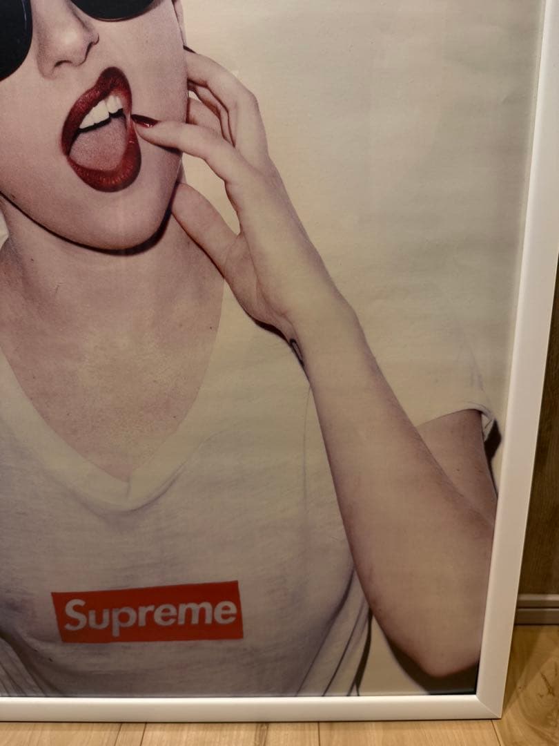 Supreme レディガガ　ポスター　フレーム付き　シュプリーム