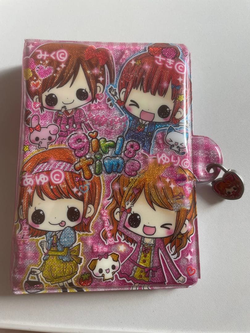 【希少】シール帳 リングバインダー式 当時物 平成女児