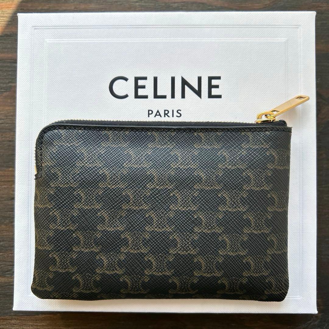 CELINE プリント トリオンフキャンバス ケース カードケース