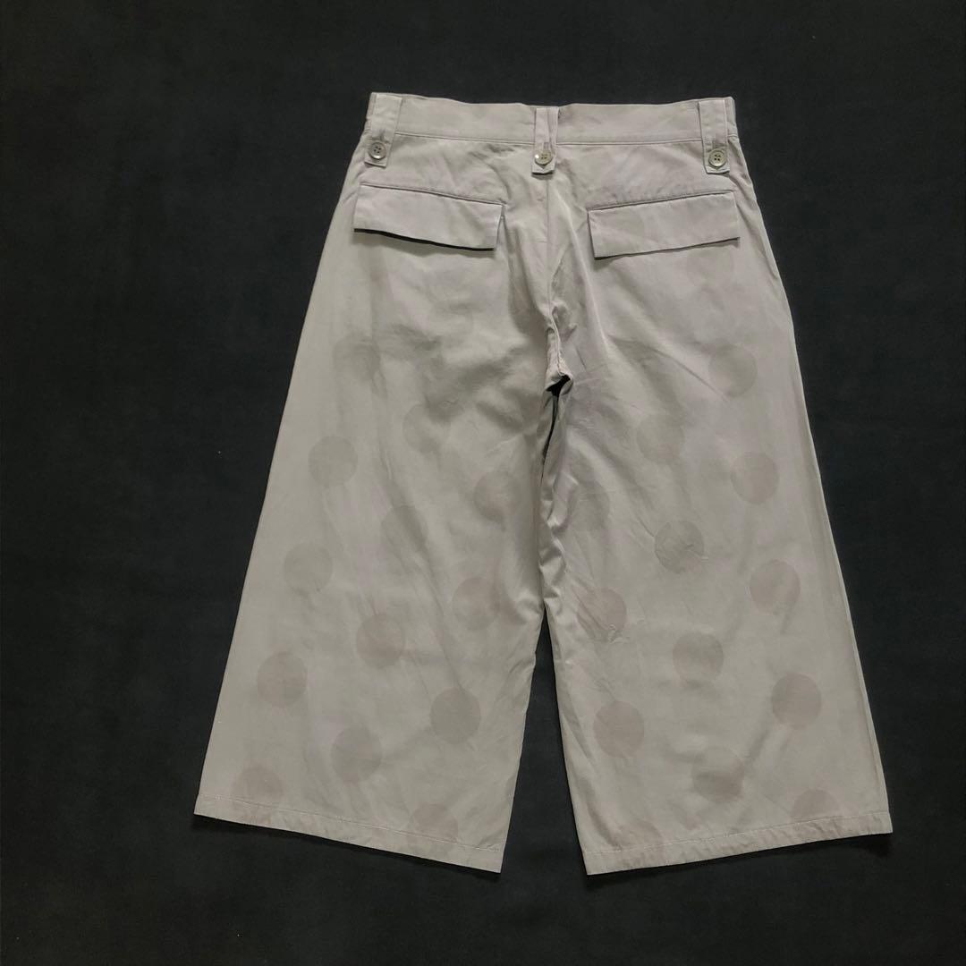 Yohji Yamamoto +NOIR 水玉模様 ガウチョパンツ ワイドパンツ