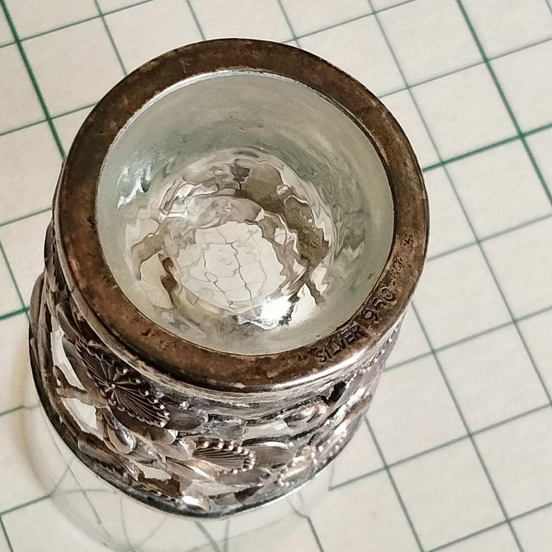 特別価格変更、匿名配送、和骨董、日本製、笹、梅、グラス二点セット