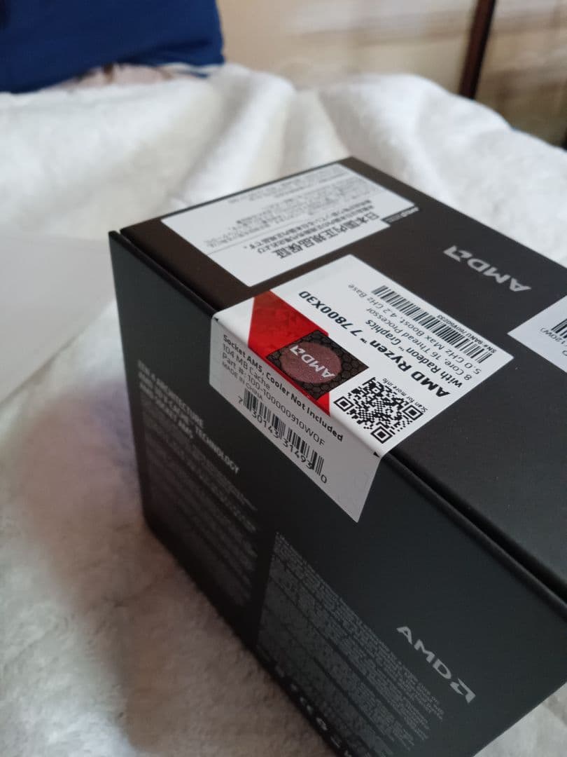 AMD Ryzen 7 7800X3D 未開封 CPU