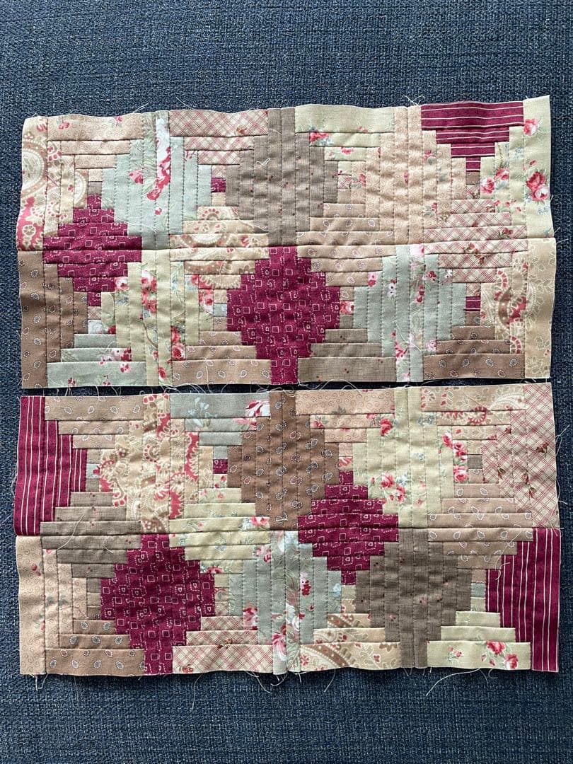 (473)こうの早苗のパッチワークキルト講座 製作途中