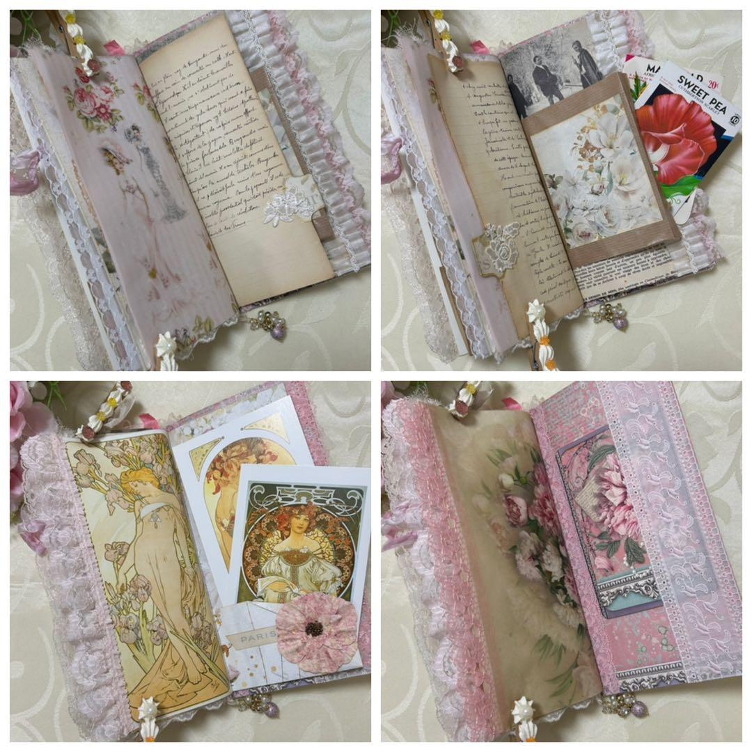 薔薇とレースのジャンクジャーナル・雑記帳　ミュシャに魅せられて…