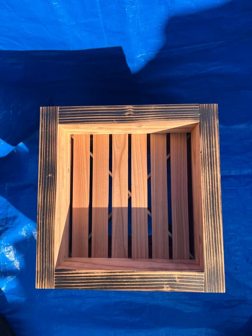 ニホンミツバチ　重箱式巣箱　営巣用巣箱2段　板厚3cm