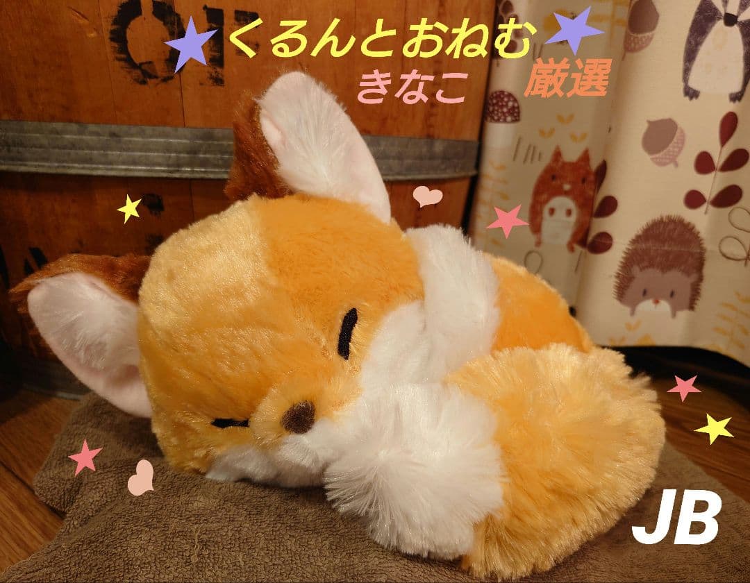 ちょコンとキツネ くるんとおねむ きなこ JB