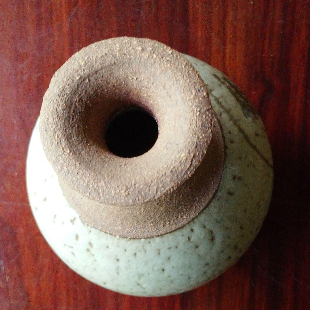 益子 『浅野 勝』作 壷(徳利または花器でも)