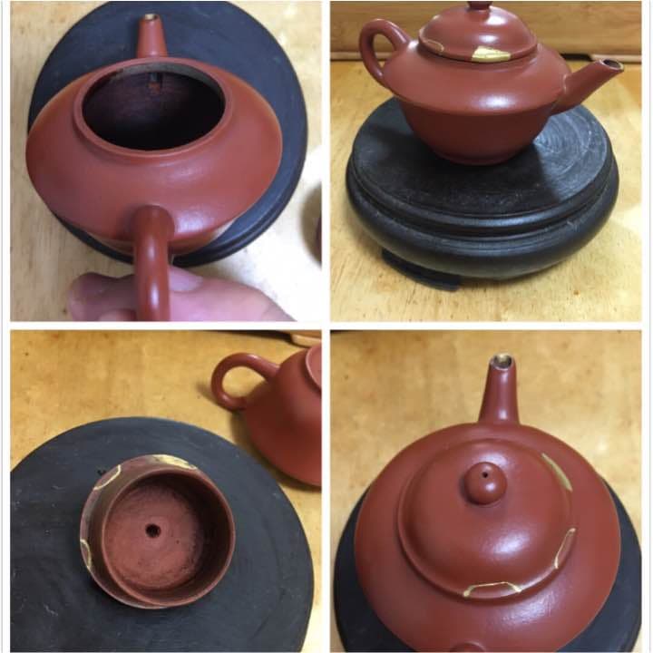 朱泥急須 唐物 孟臣製 唐詩 清時代