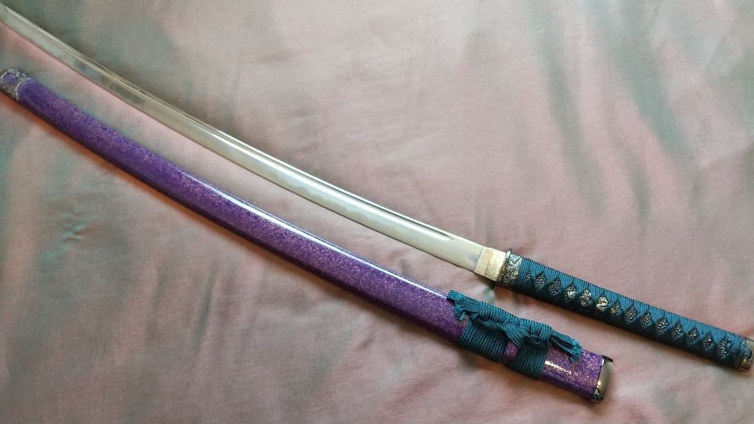 【鶴姫一文字】模造刀 喰出し鍔 鐺 模擬刀 拵え 日本刀 上杉謙信 sword