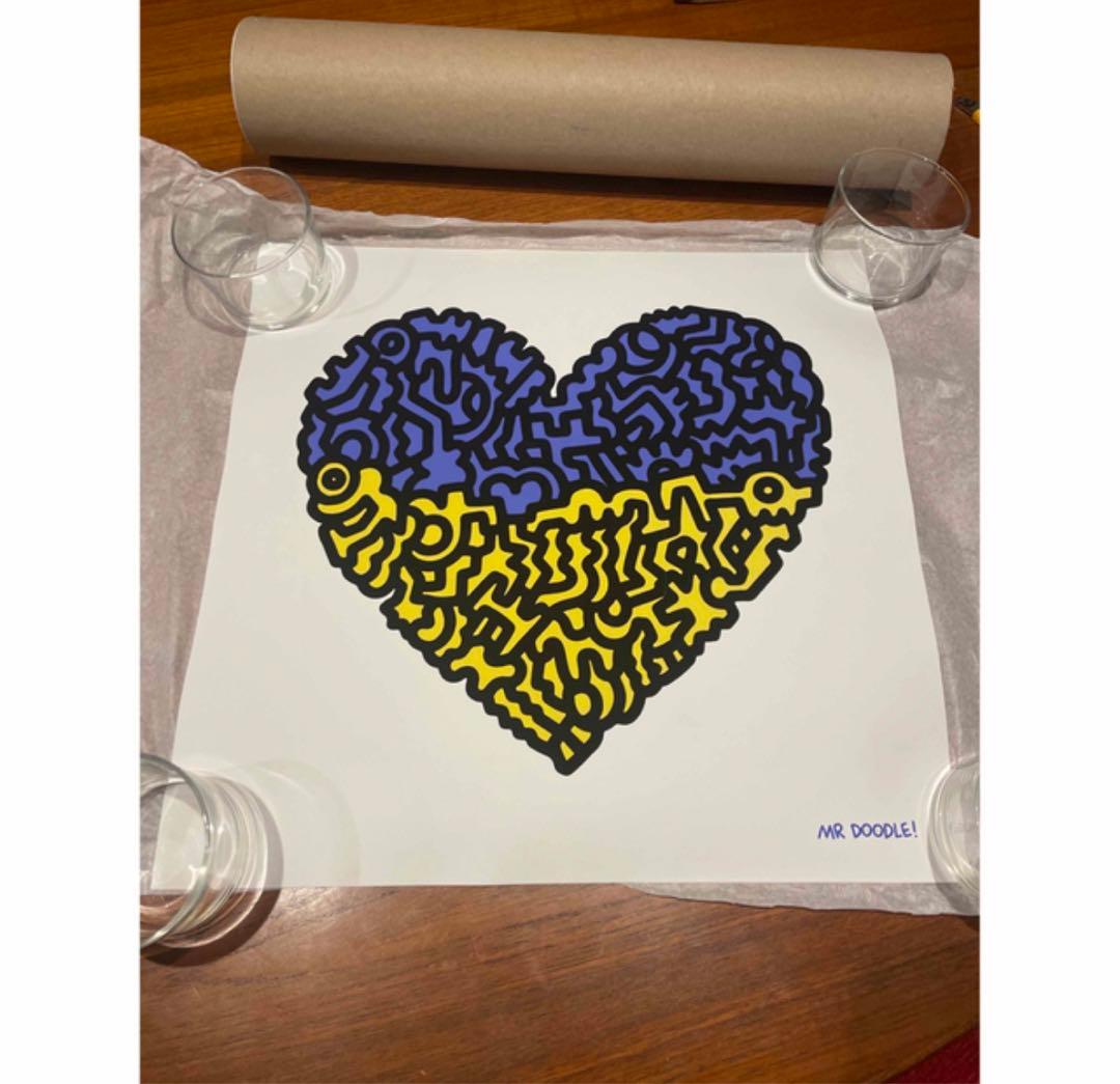 コレクション Mr.Doodle 'Doodle for Ukraine' print