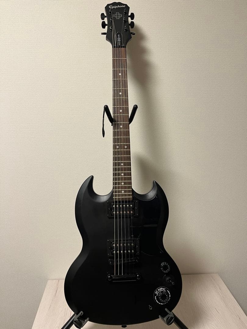 Epiphone SG gothブラック エレキギター Gibson系