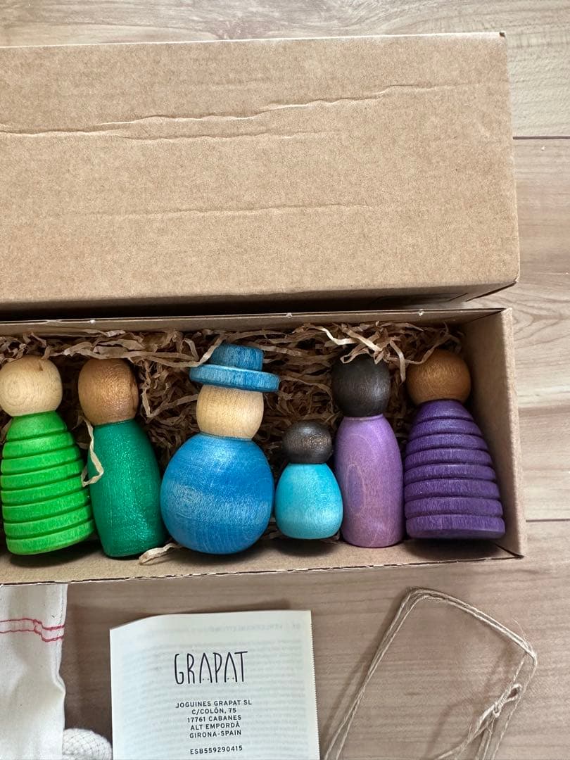 Grapat グラパット 知育玩具 木製人形セット　トゥギャザー